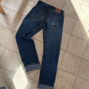 Classic Levi’s 501 Blue Denim Jeans - Women’s